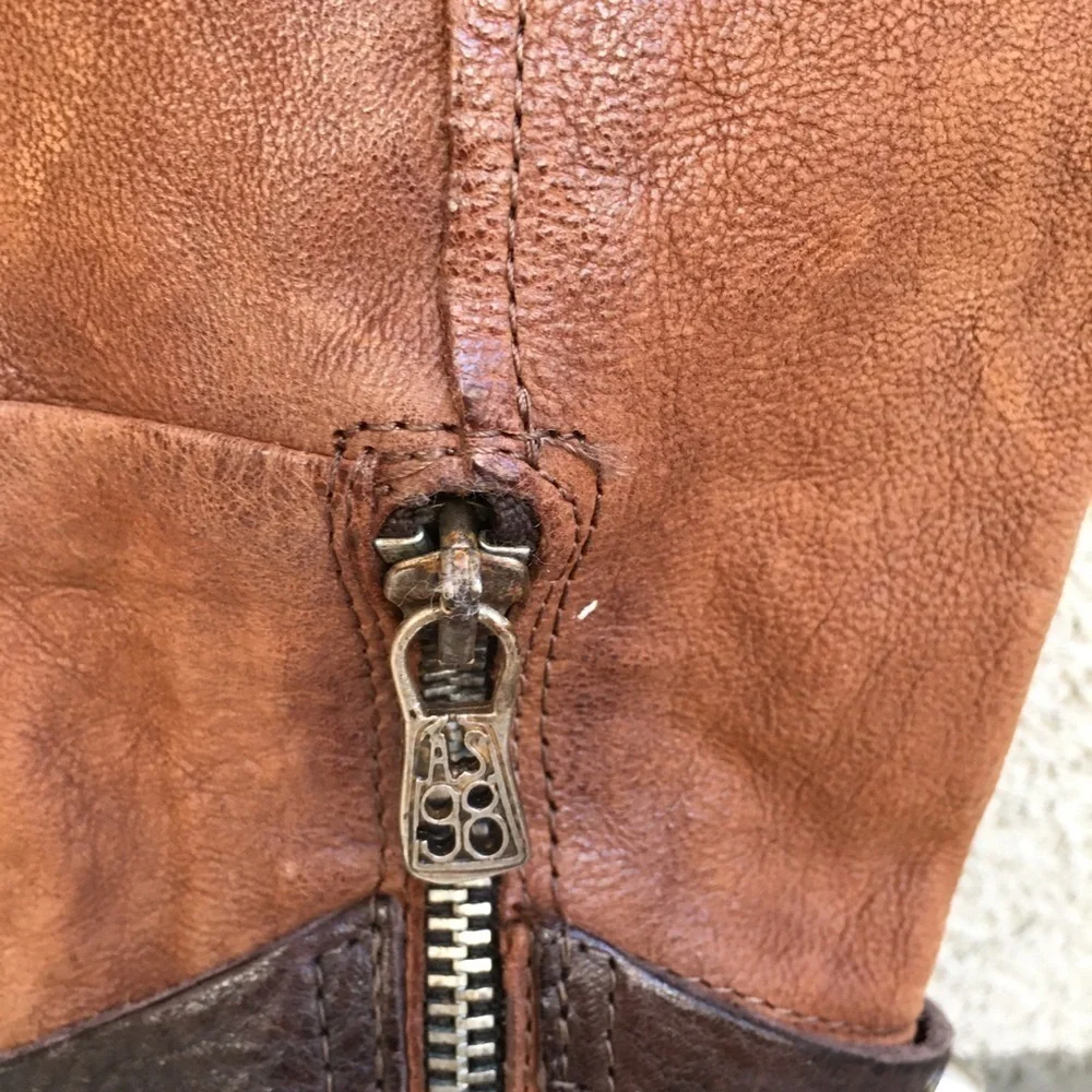 Free People x A.S.98 over the knee Boots in brown size 6